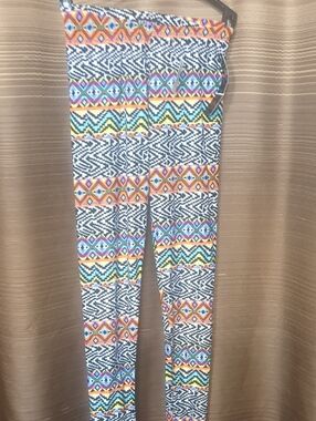 Patterned Multicolor Leggings - Women